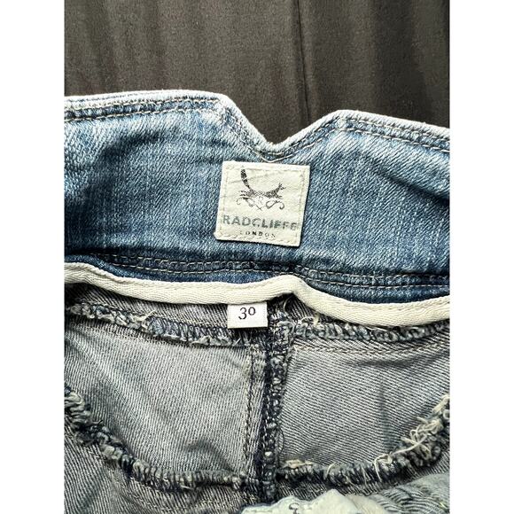 Radcliffe London flare high rise jeans womens 30 y2k retro 90s kawaii flared - Picture 6 of 10